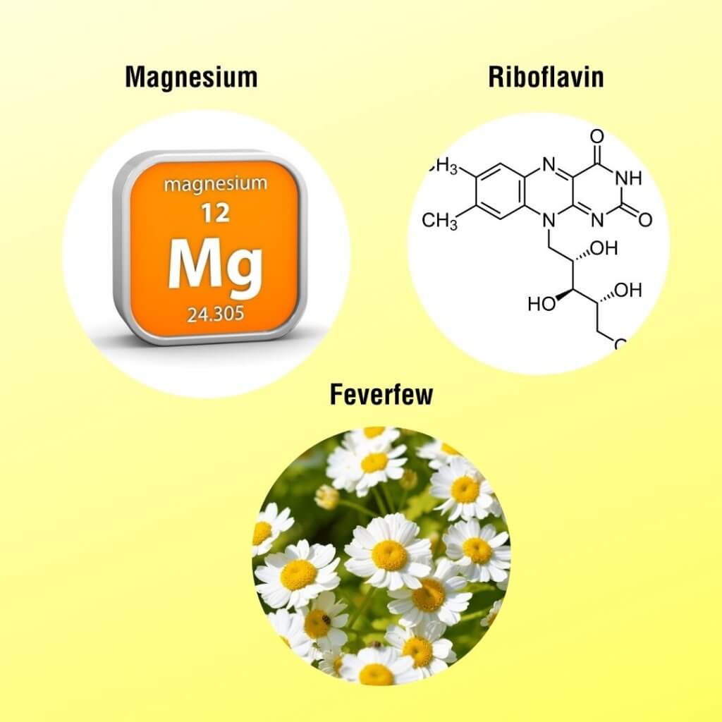 magnesium riboflavin feverfew
