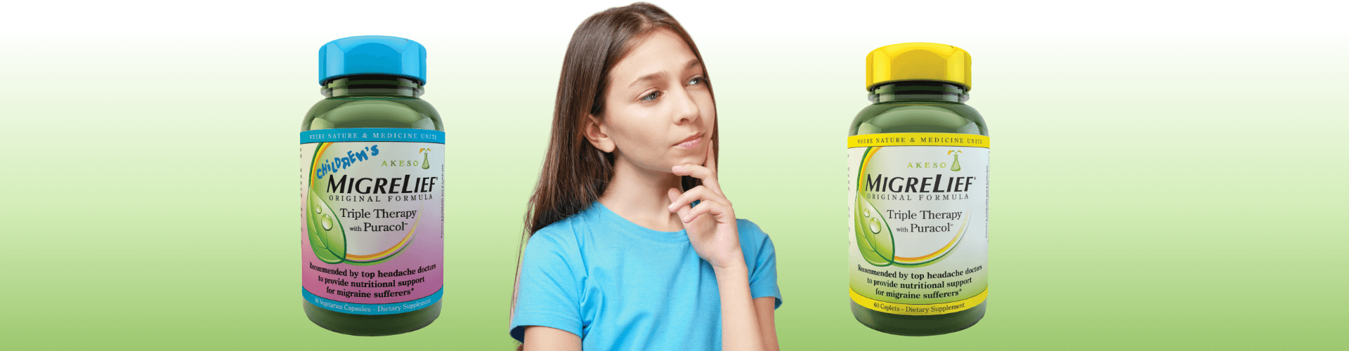 When can my child take Original MigreLief instead of Children's MigreLief?