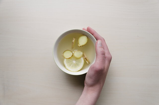 ginger tea with lemon