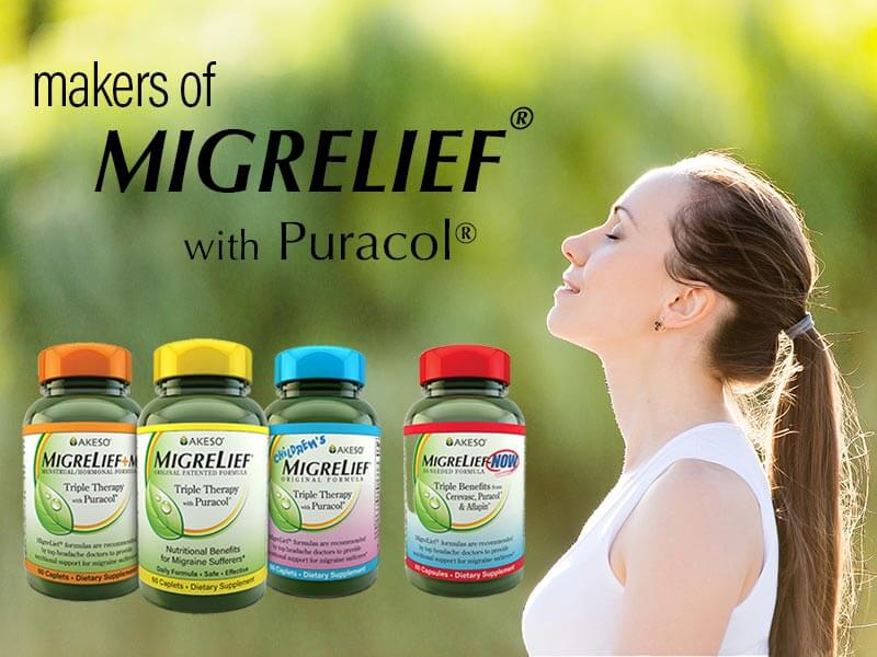 MigreLief Akeso Health Sciences Condition Specific Supplements