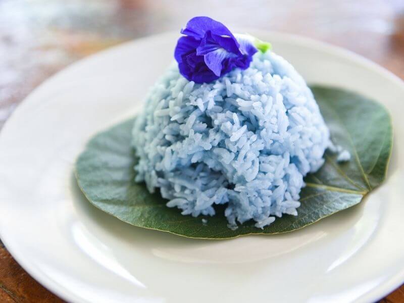 Blue rice