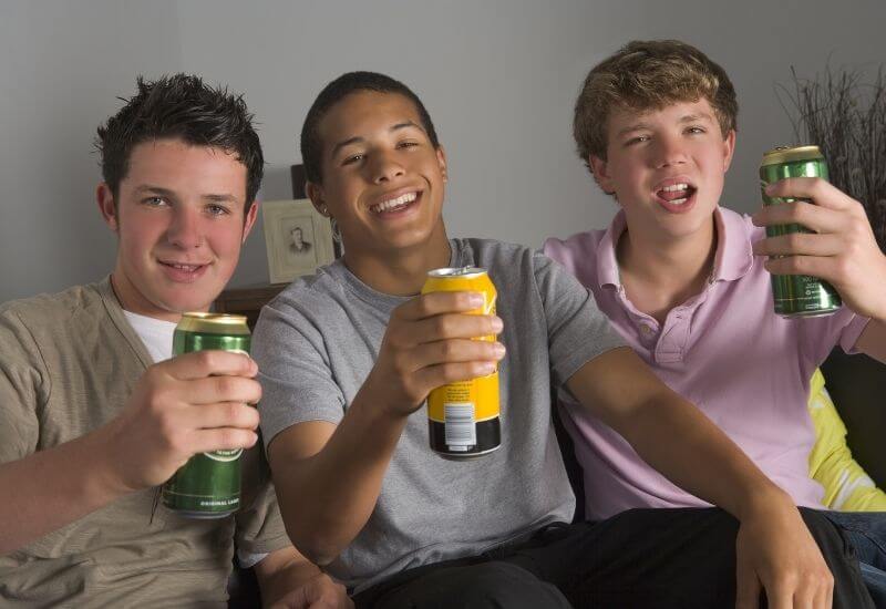 Drinking underage