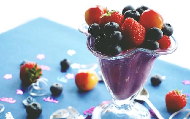 blueberry smoothy