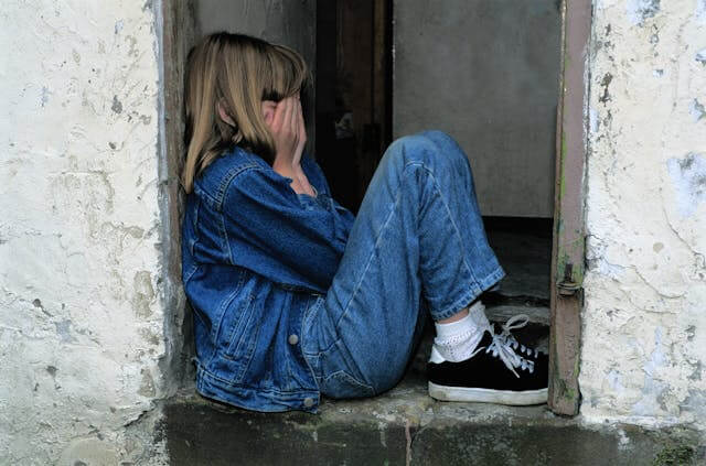 girl crying